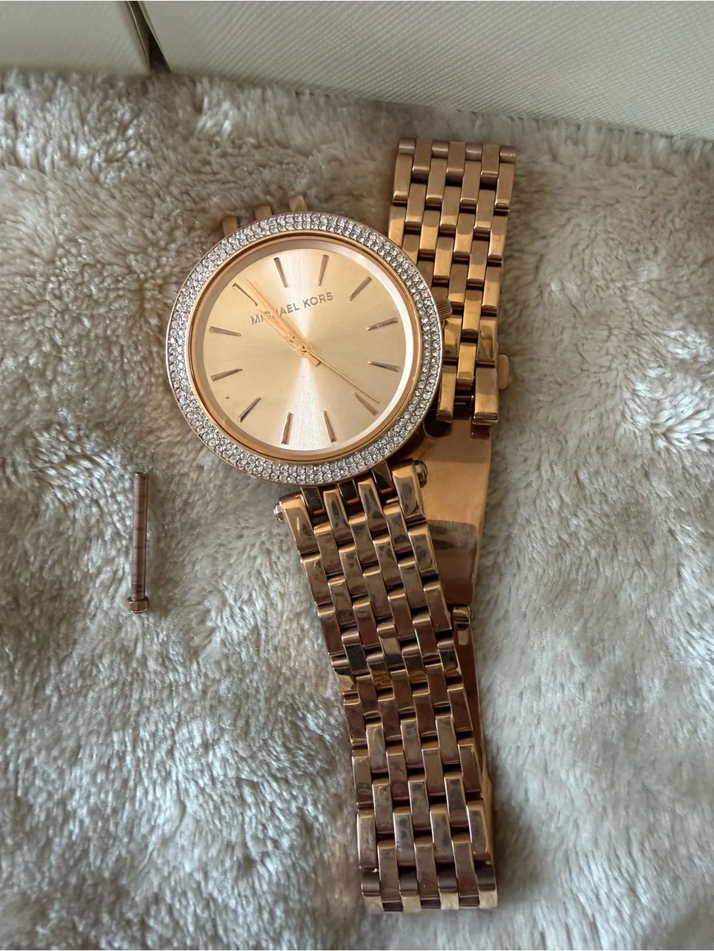 Michael Kors Women's Rose Gold Stainless Steel Bracelet Watch